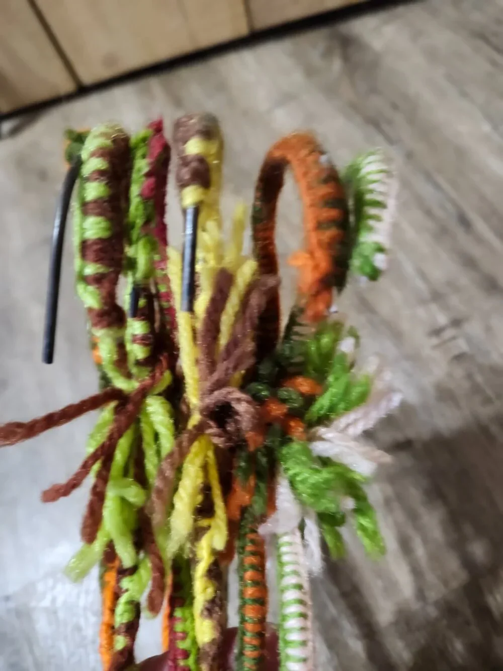 13 yarn covered hangers